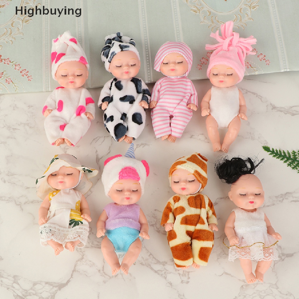 Hbid 1Pc Mainan Boneka Simulasi Bayi Tidur Reborn Lucu Dengan Pakaian Untuk Anak Glory