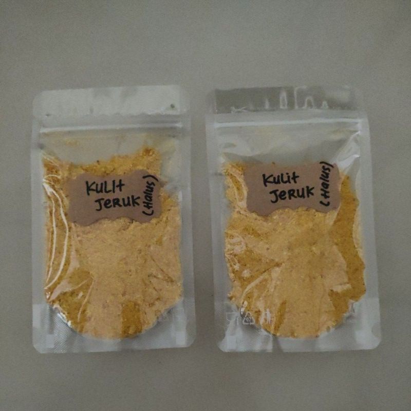 

bubuk kulit jeruk (halus) bebas pestisida, full organik