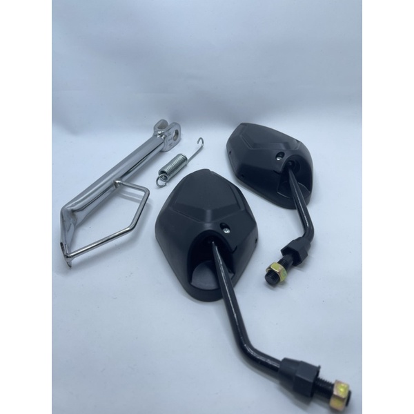 Paket Honda matic-Spion Honda Vario Tanggung/Standar Hitam + Standar Samping Ring 14 Honda Chrome