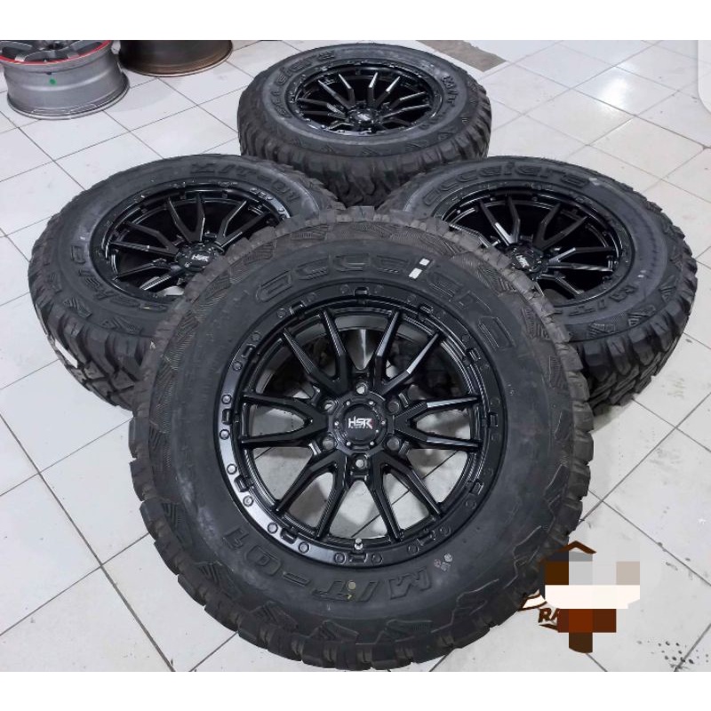 Velg Mobil Second Revive(HSR) Ring 18x9 Pcd 6x139,7 + Ban M/T-01 285 65 Buat Fortuner Pajero Hilux T