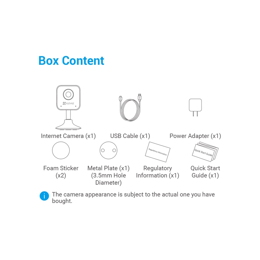 EZVIZ C1HC 1080P CCTV FREE MICRO SD 64GB Wi-Fi/ C1HC BERGARANSI RESMI