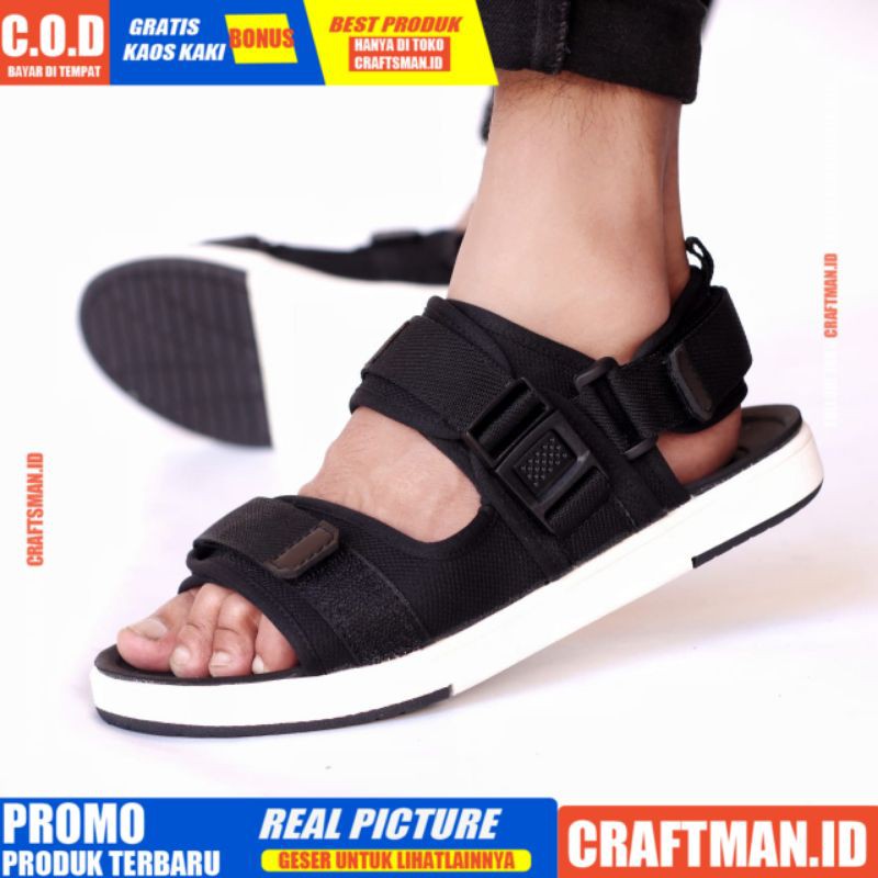 CRAFTS x BORDON  Sandal Gunung Pria Sandal Casual Cowok Pria Original