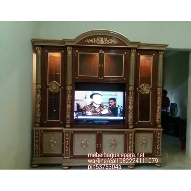 Bufet tv salur mebel Jepara mebel jati Jepara mebel jati murah