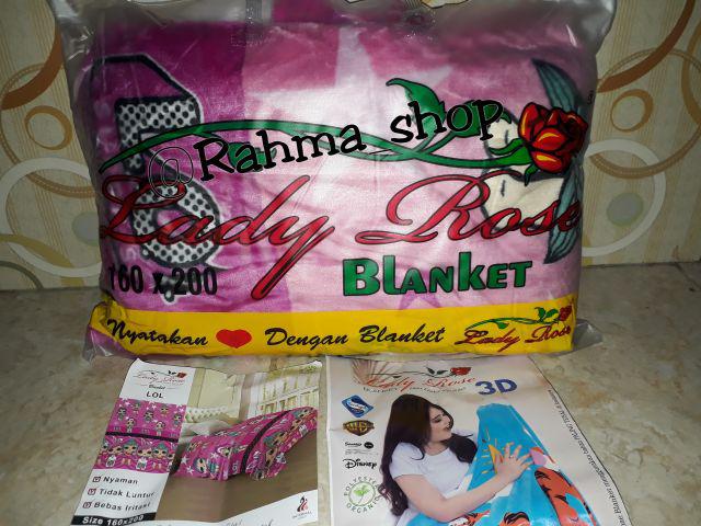 New Selimut Lady Rose Lol 160x200