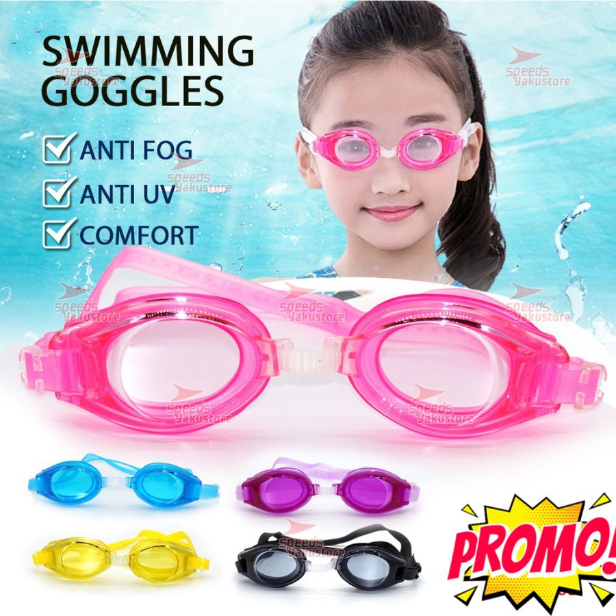 Kacamata Mata Renang Anak Anti Fog - Swim Goggles Kids Grosir Murah