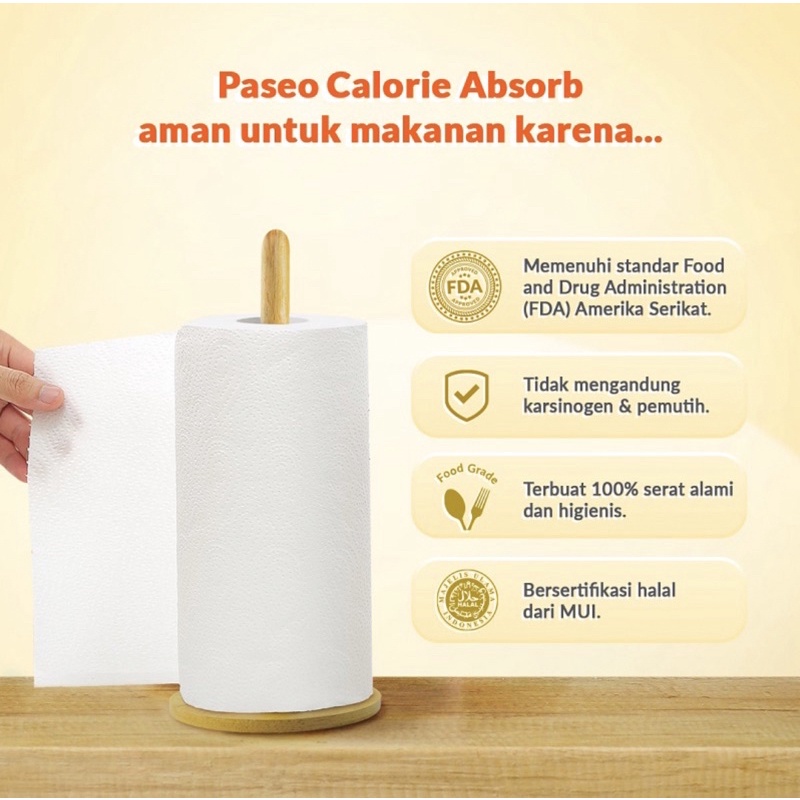 PASEO KITCHEN TOWEL PENYERAP MINYAK TISSUE PASEO DAPUR ISI 3