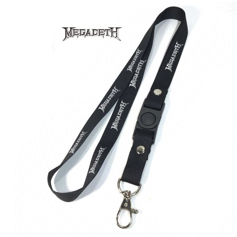 

lanyard MEGADETH lanyard DISTRO/ band metal gantungan kunci name tag id card kartu nama / tali lanyard gantungan leher vans fullprint