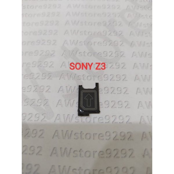 Tempat Dudukan Simcard Simtray Sim Tray Card Lock Sony Xperia Z3 D6653 D6603