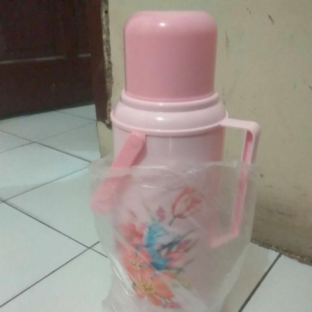 Thermos Air Panas 2 Ltr Vacuum Flask Corona Cn 50 Handle Lion Star - Only Gojek Grab