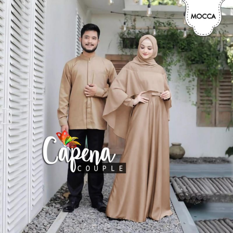 CP CAPENA COUPLE, PASANGAN, MOSCREPE, GAMIS, HIJAB, MUSLIM