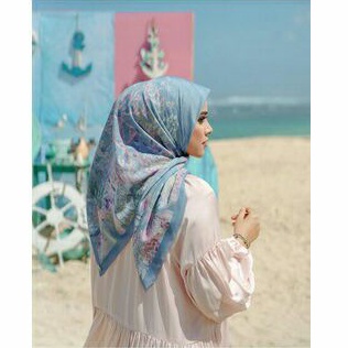 NEW MERMAID BLUE BUTTONSCARVES