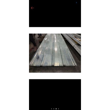 Atap fiber transparan