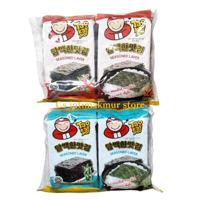 Tao Kae noi Seasoned Laver Pack 2x4 gr