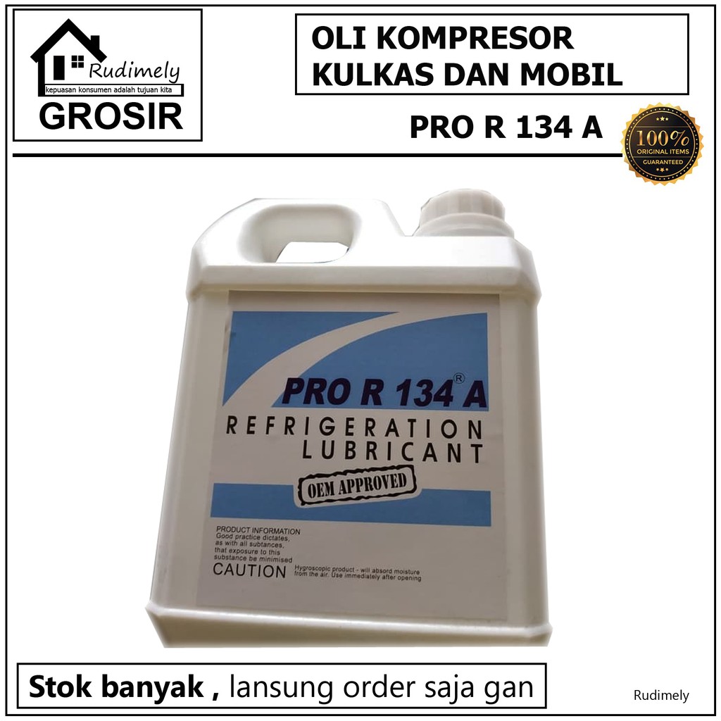 GROSIR Oli kompresor/compresor kulkas dan mobil merek pro R134A