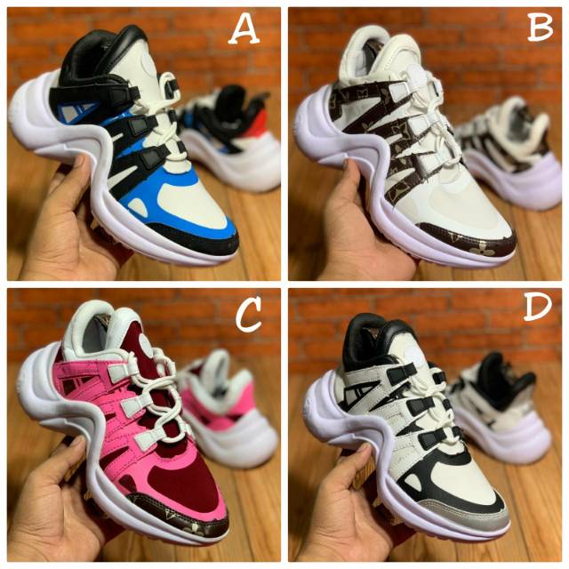 Sepatu Sneakers Wanita LV Louis Vuitton Archlight For Woman Promo