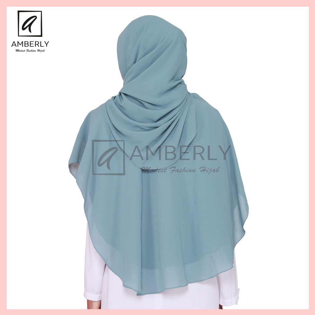 Amberly Athalia Khimar instan premium bahan ceruty baby doll premium / AMBATHPC