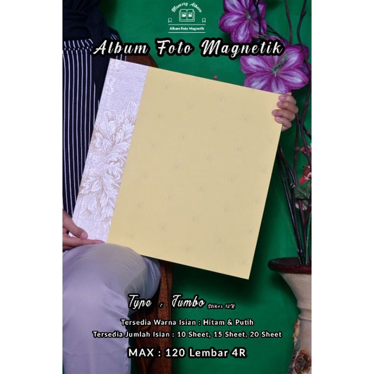 Album Foto Magnetik Jumbo Stiker 12R 10 Sheet