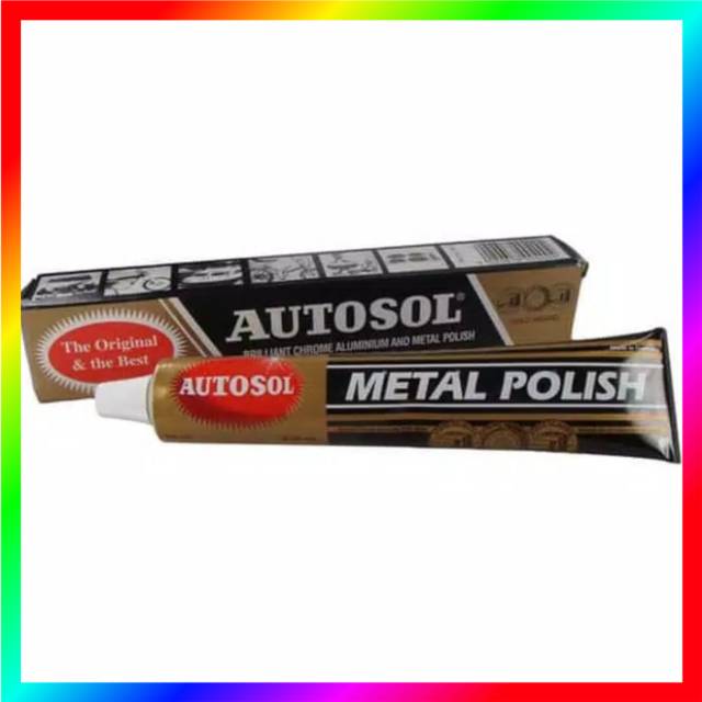 Autosol Metal Polish 50 Gram - Poles Metal Chrome Stainless