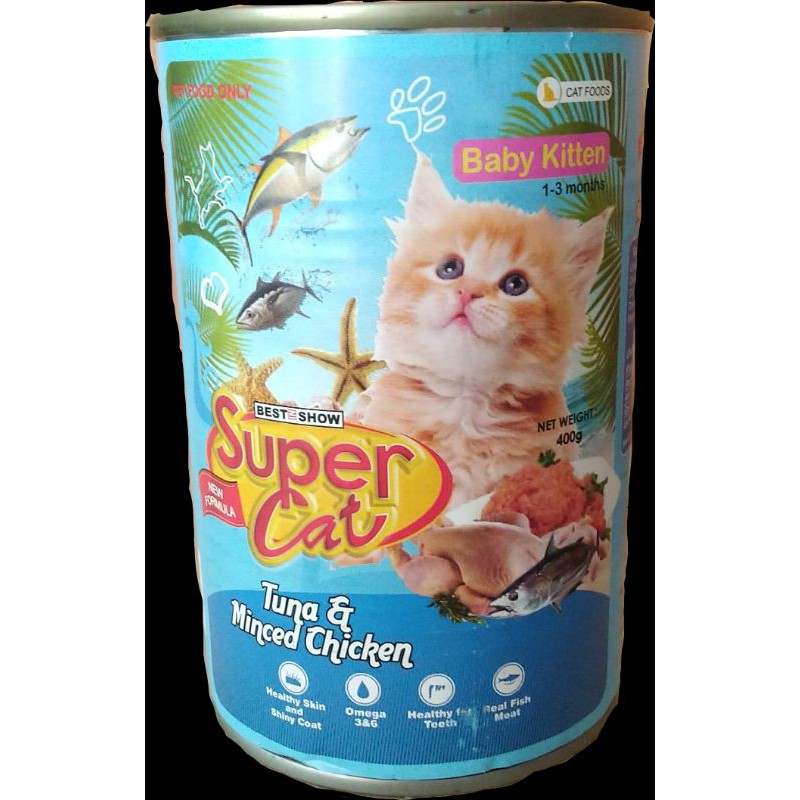 Super Cat Baby Kitten Wet food Cat