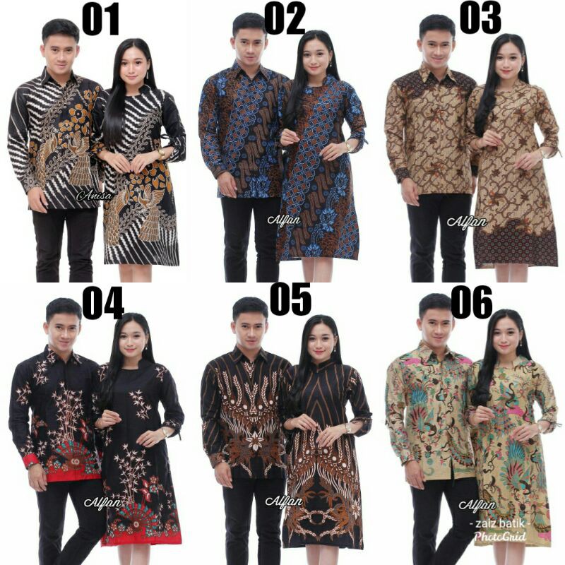 Batik Couple_Maora Sania Ruffle Batik Couple Ori Ndoro Jowi DNT Garansi Termurah best