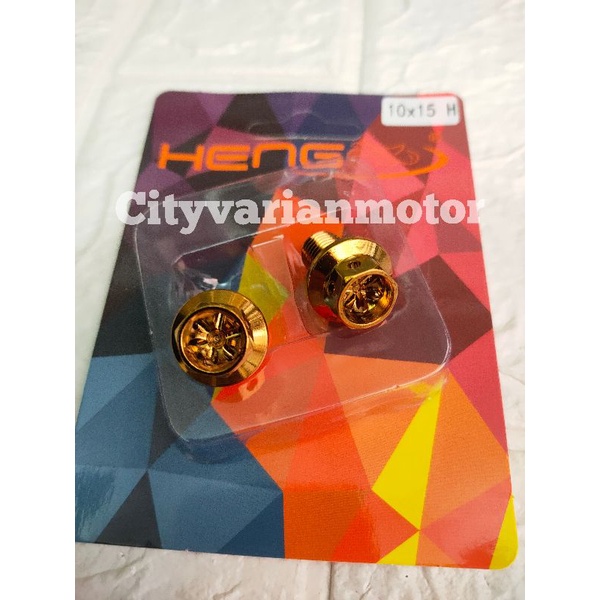 Baut Tutup Spion Probolt Flower Heng Thailand Nmax Aerox PCX X-Max VARIO New Vario 125 150 Scoopy Beat Mio Fino Beat street Vixion New Tutup Baut Spion Flower Heng Probolt