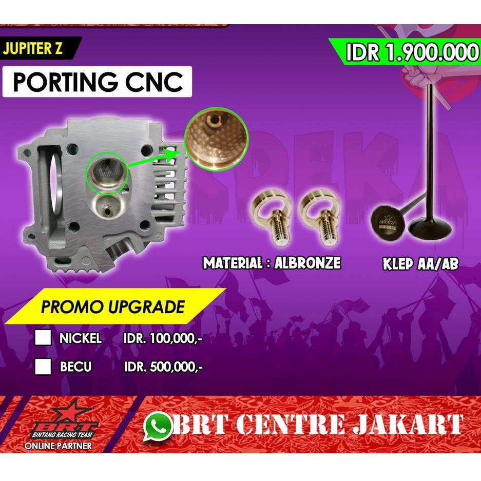 HEAD BRT JUPITER Z VEGA R NEW