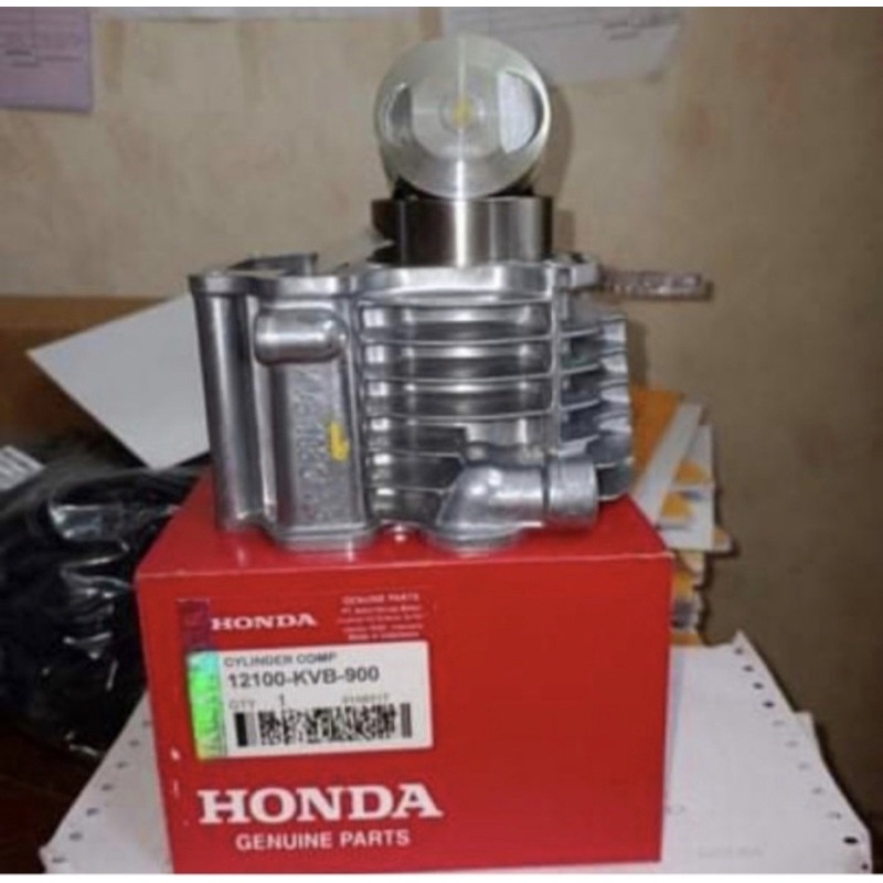 BLOK SEHER SILINDER VARIO 110 OLD LAMA KARBU CARBU HONDA KVB 1SET SIAP PASANG