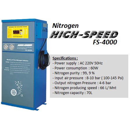 mesin nitrogen highspeed fs4000/mesin nitrogen fs4000