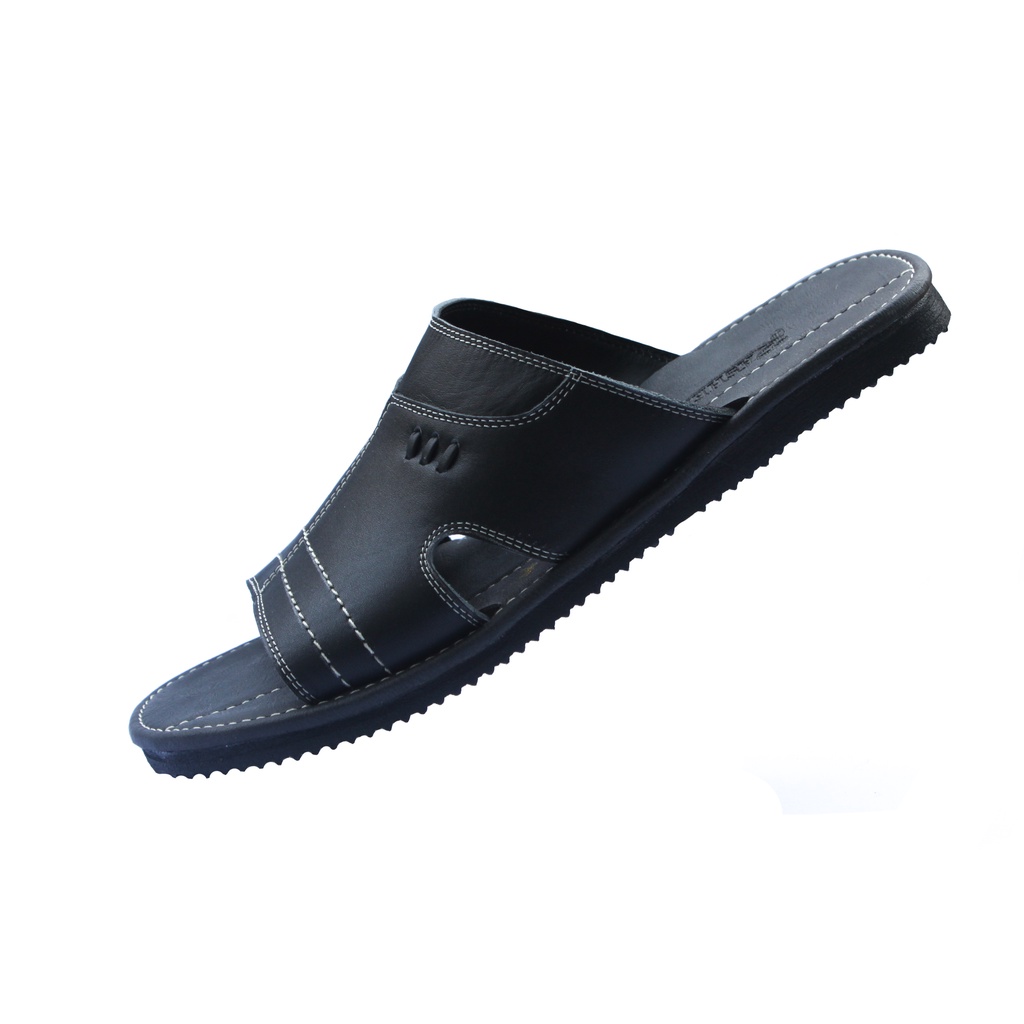 Sandal Pria Kulit Asli Rasheda GR 41 Kokop Slide All Size