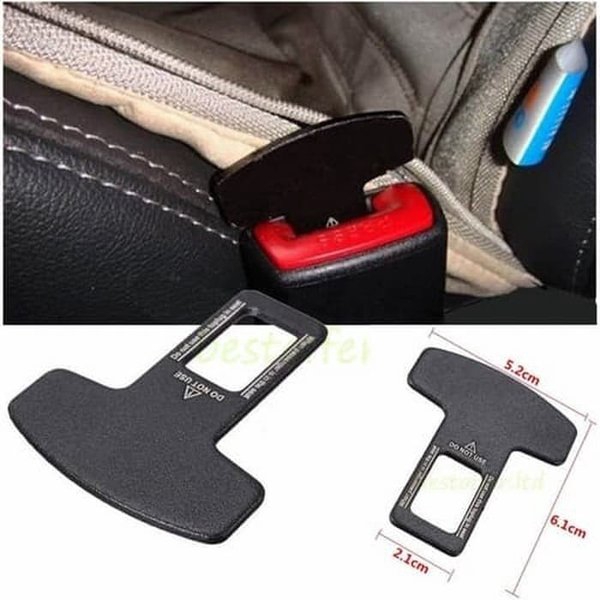 Colokan Seatbelt belt buzzer STICKER UNIVERSAL BELT BUZZER