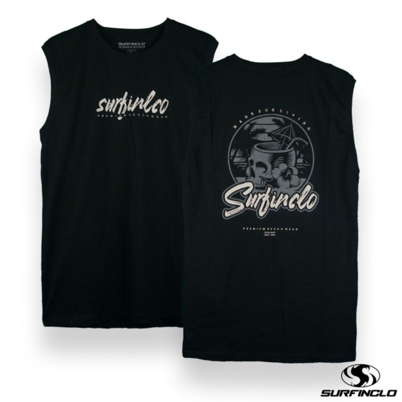 SURFINCLO SINGLET KAOS DISTRO PRIA LEKBONG