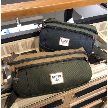 TAS SELEMPANG EIGER1989 NATIVER 5307 TAS SLING SLINGBAG PRIA WAIST BAG TAS SELEMPANG ORIGINAL
