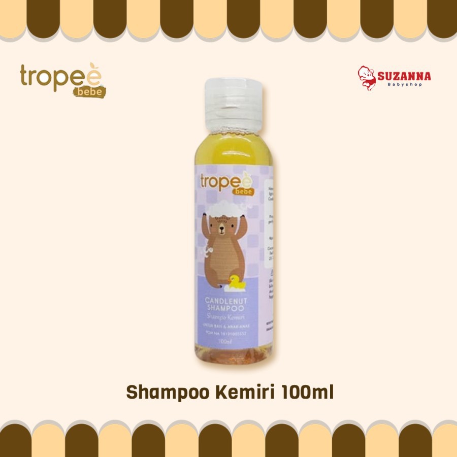 Tropee Bebe Shampo Kemiri 100ml / Shampo Kemiri Untuk Bayi & Anak
