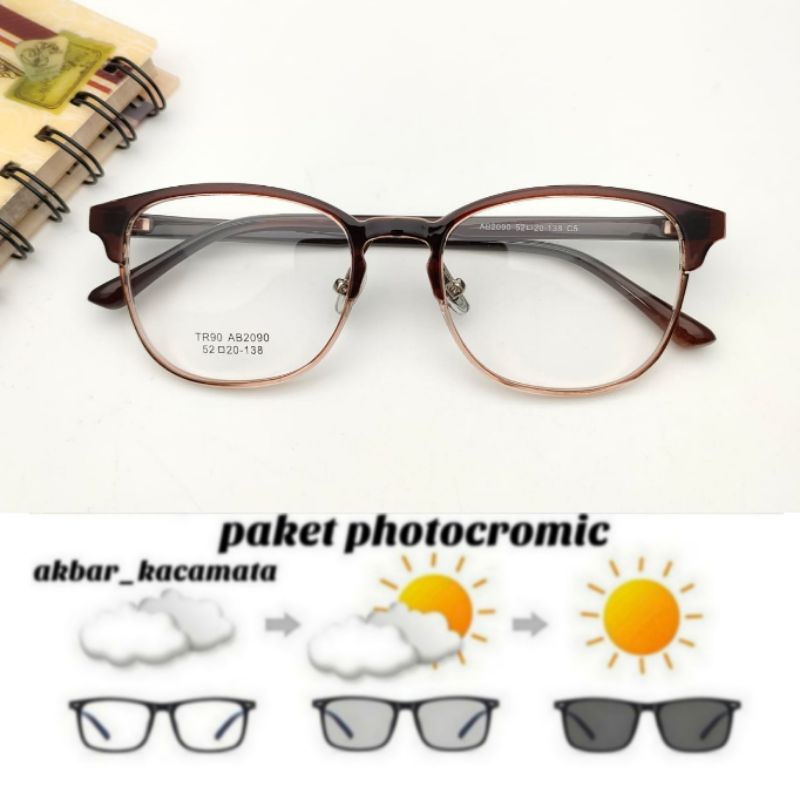 KACAMATA2090 POTOCROMIC kacamata normal/minus