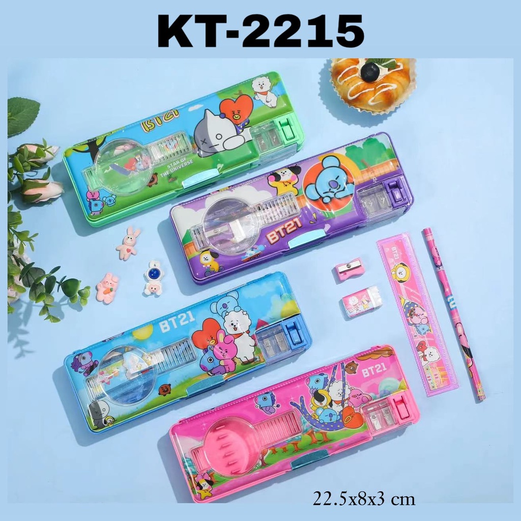

MJ Kotak Pensil Magnet Set 8x22 Tipe A/Tempat Pensil/Tepak/Pencil Case