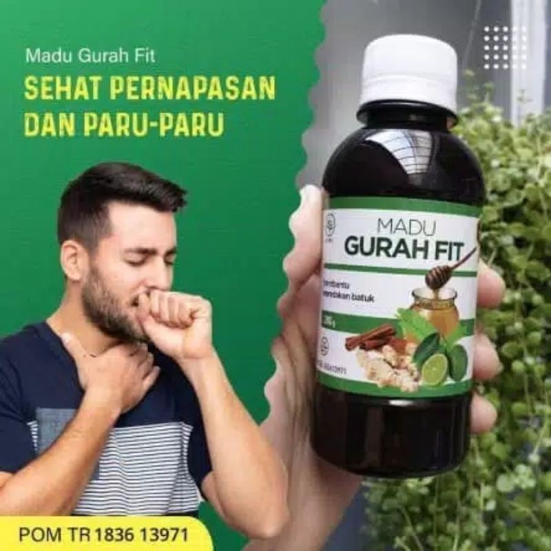Jual Madu Gurah Fit Madugurahfit Obati Gangguan Pernapasan, Batuk, Sakit Tenggorokan