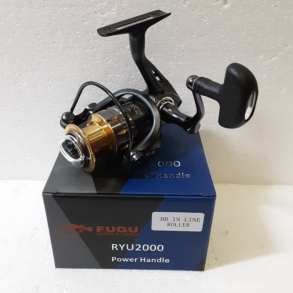 Gulungan Pancing rell Fugu Ryu 2000 Power Handle Pancingan Laut Sungai Alat Pancing murah