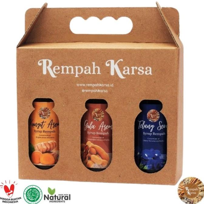 

Hampers / Parcel / Souvenir Sirup Rempah / Sirup Jamu