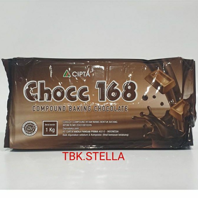 

COKLAT COMPOUND BAKING CHOCC 168 1 KG