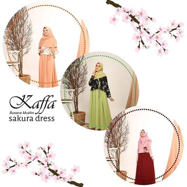 Dress sakura by kaffa busana