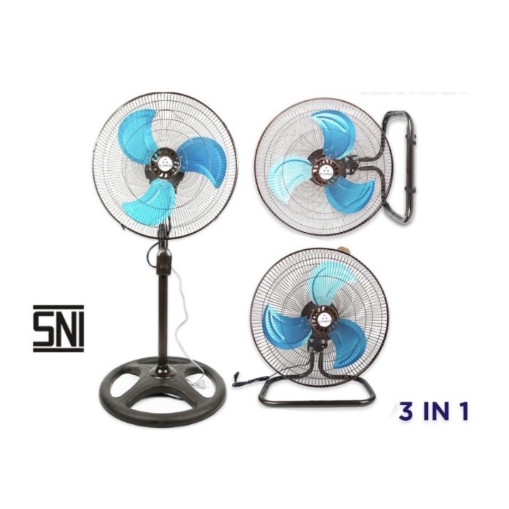 Kipas Angin Tornado Fan 3IN1 Stand - Wall - Duduk Ukuran 18 Inch