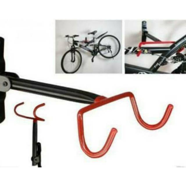 Jual Hanger sepeda tembok bracket braket gantungan wall besi | Shopee ...