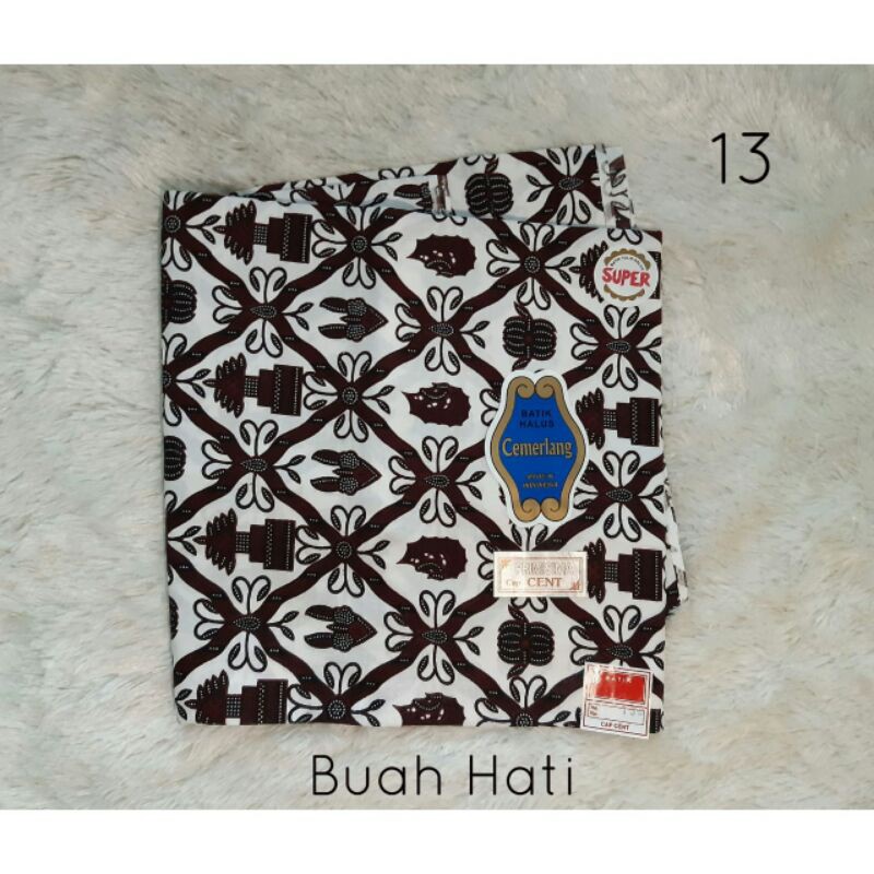 KAIN BATIK PUTIH CEMERLANG