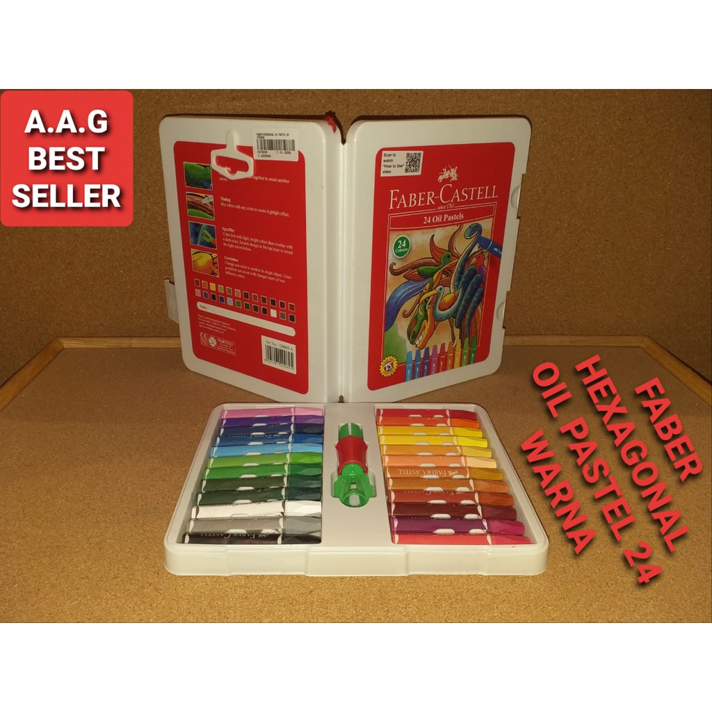 

FABER CASTELL OIL PASTEL 24 WARNA