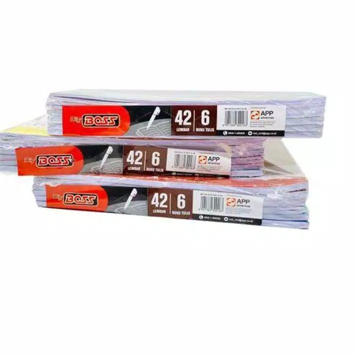 

Buku Tulis Big BOSS isi 42 lembar 6pcs 케