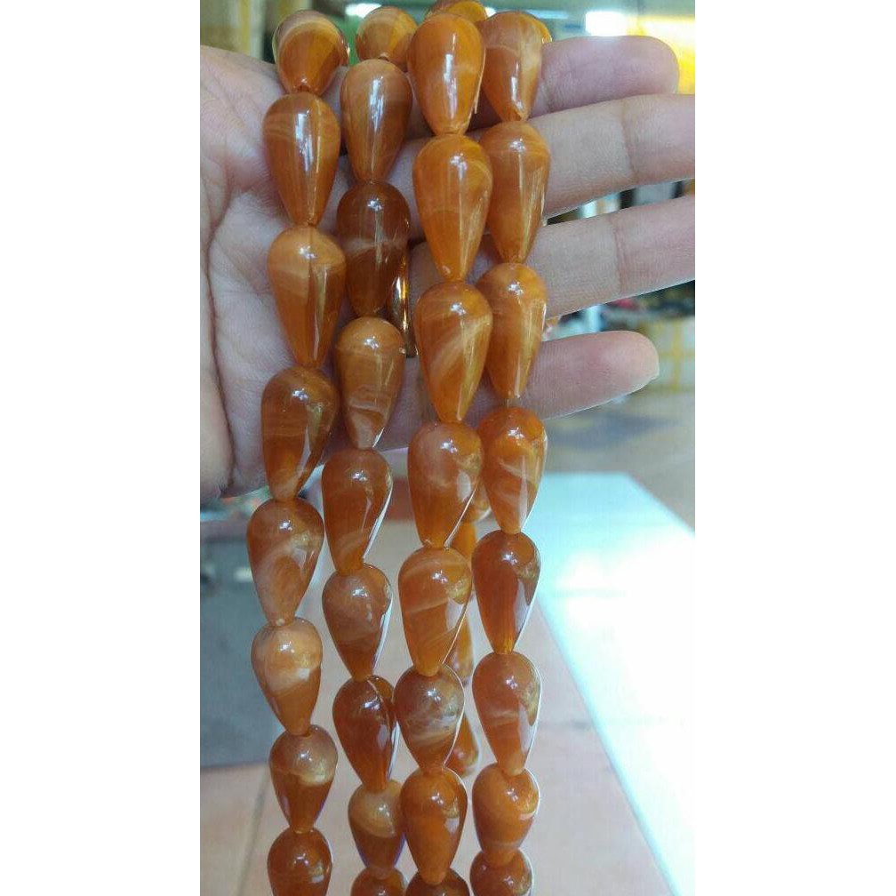 

MANIK MANIK PLASTIK MOTIF TETES COKLAT MUDA 2 CM ( 1 RENTENG ) ( DAS )