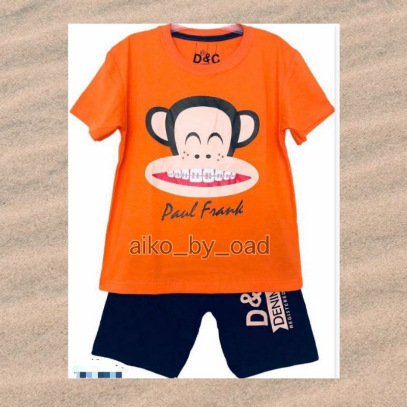 Kaos Karakter Paul Frank Orange