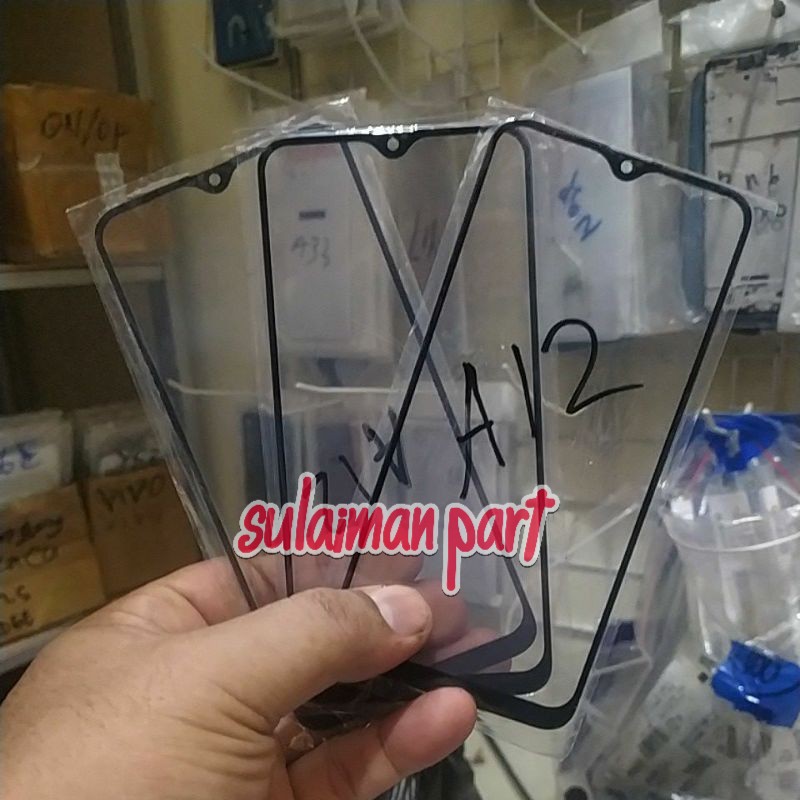 KACA TAUCHSCREEN KACA DEPAN KACA LCD Oppo A12GINAL