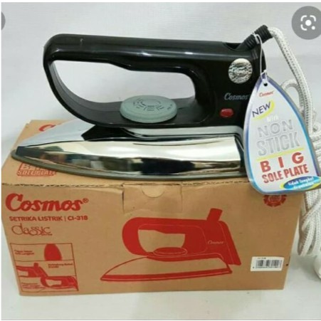 Cosmos Setrika Listrik CI-318 Stainless Steel Anti Lengket Gosokan