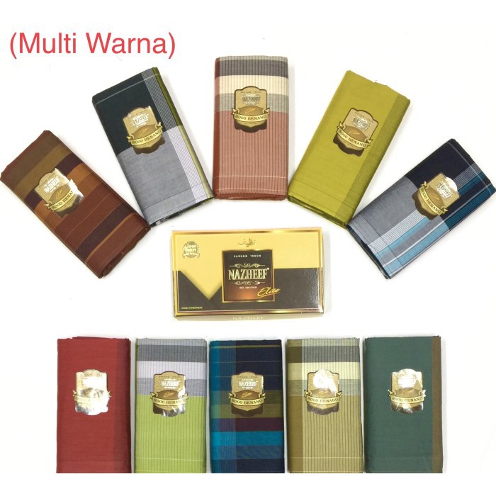 Sarung Tenun Nazheef Elite 8000 Benang (Grosir)